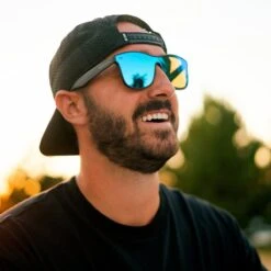 HighRise - Black Ocean Timber Polarized -Outdoor Sports Glasses Black Ocean 4