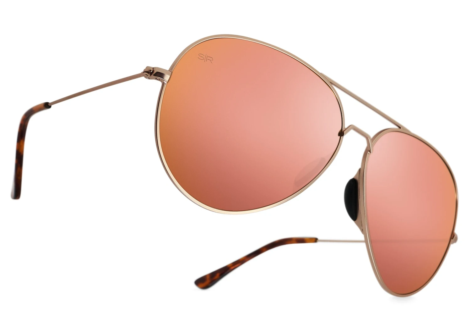 Tangle Free Aviator - Rose Gold Polarized 4 Tangle Free Aviator - Rose Gold Polarized - Image 2
