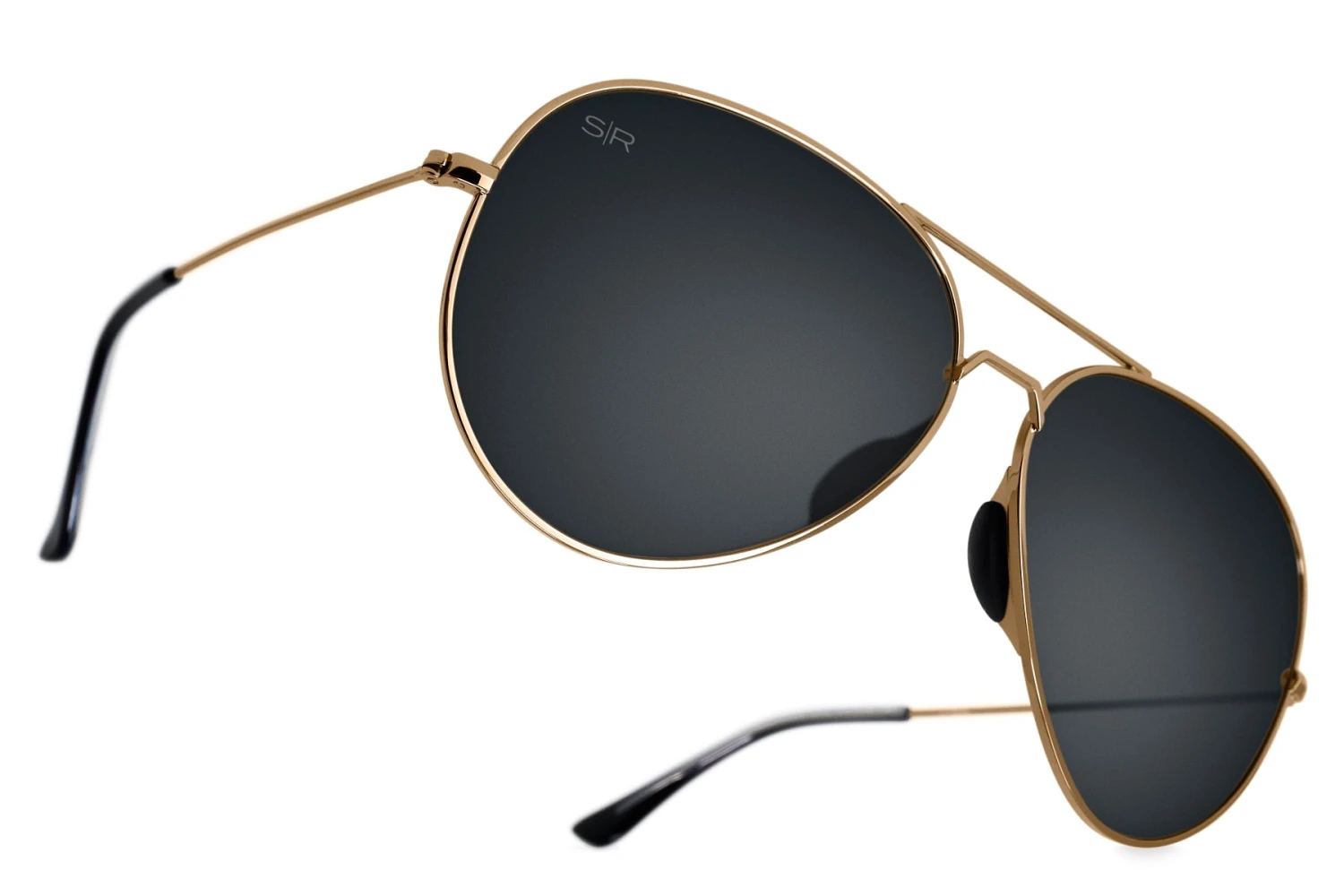 Tangle Free Aviator - Black Gold Polarized 4 Tangle Free Aviator - Black Gold Polarized - Image 2