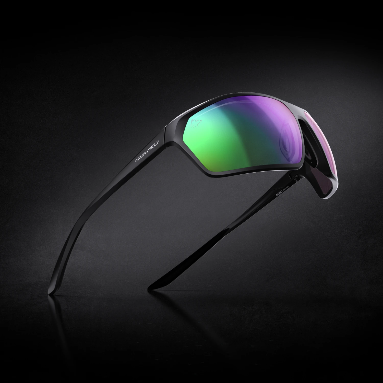 Green Wolf Ace - Black Green 4 Green Wolf Ace - Black Green - Image 2