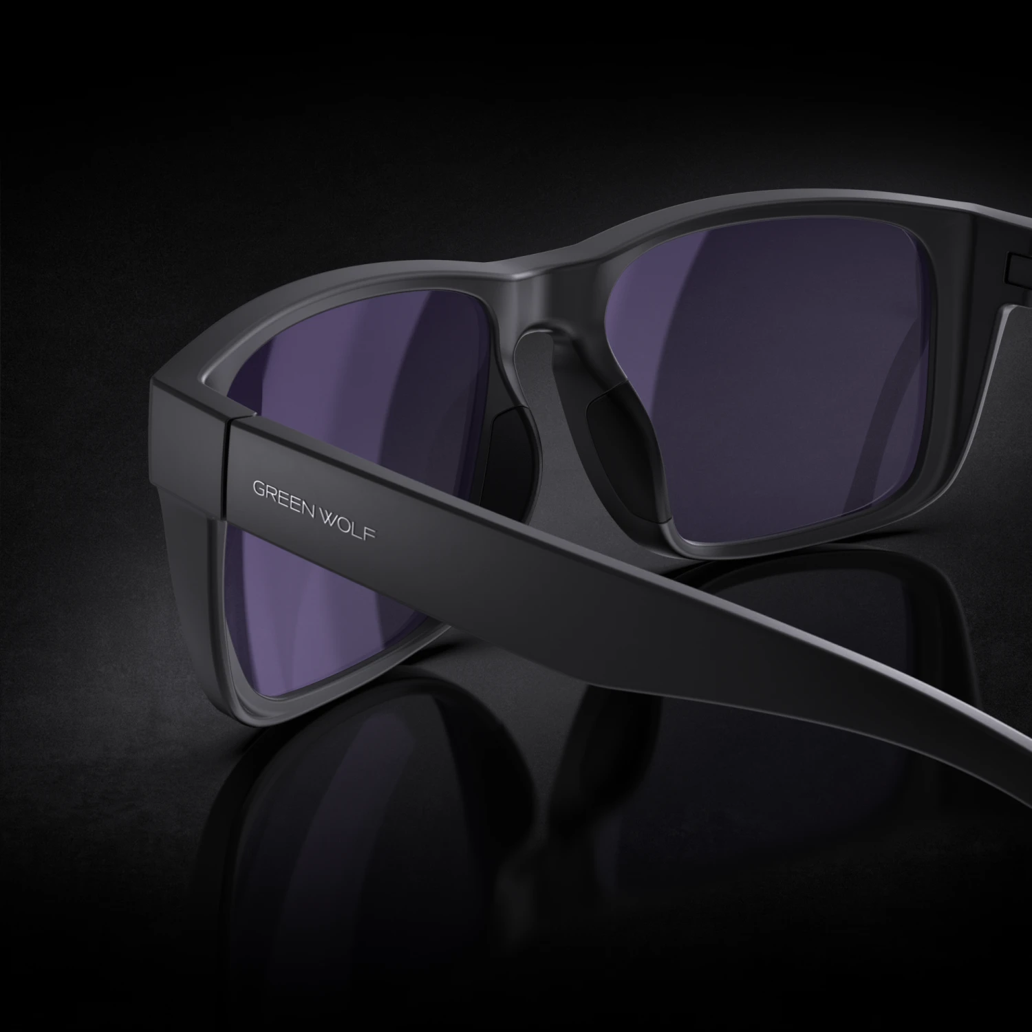 Green Wolf Guardian - Black Glacier 5 Green Wolf Guardian - Black Glacier - Image 3