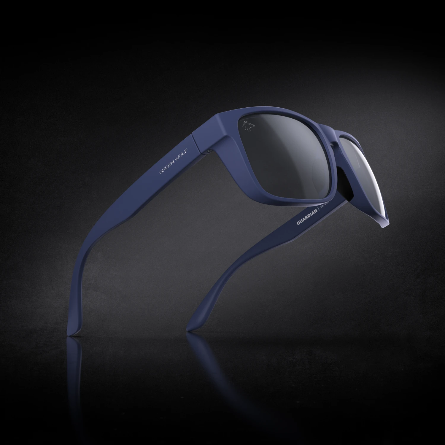 Green Wolf Guardian - Navy 4 Green Wolf Guardian - Navy - Image 2