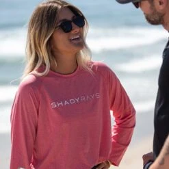 UV Protection Long Sleeve Shirt - Coral -Outdoor Sports Glasses edit JohnBarton Shoot2 ShadyRays 176